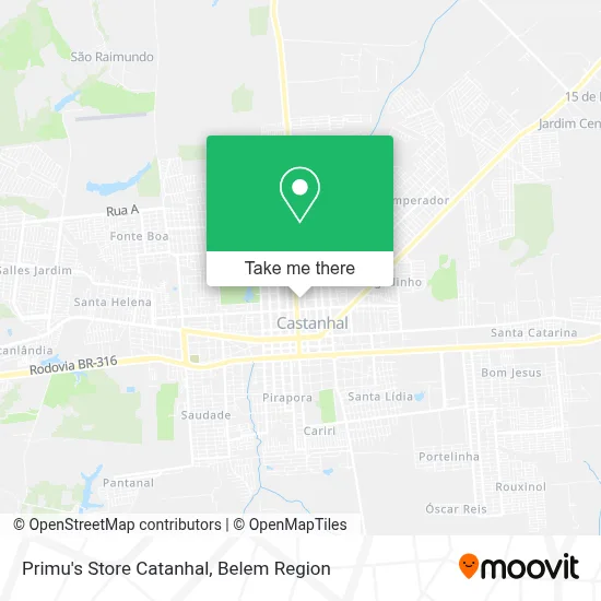 Primu's Store Catanhal map