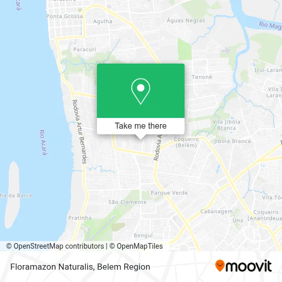 Floramazon Naturalis map