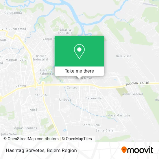 Hashtag Sorvetes map