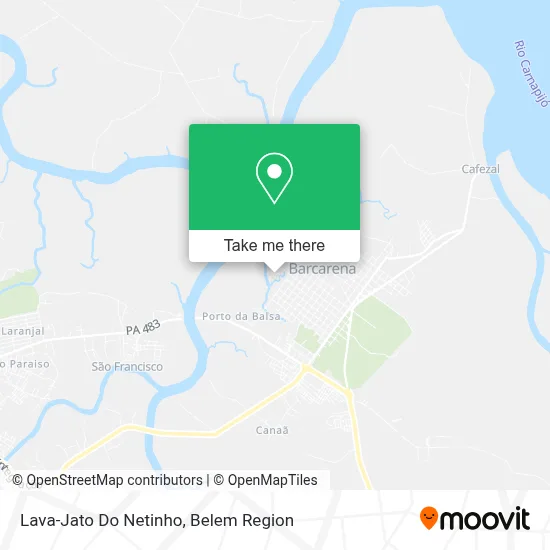 Lava-Jato Do Netinho map
