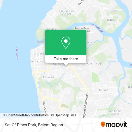 Set Of Pines Park map