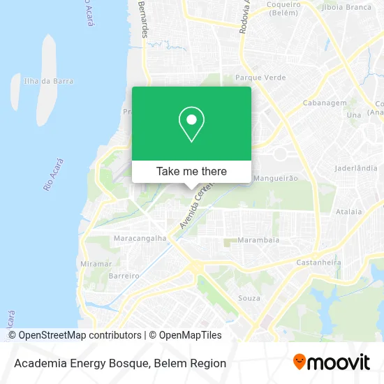 Academia Energy Bosque map