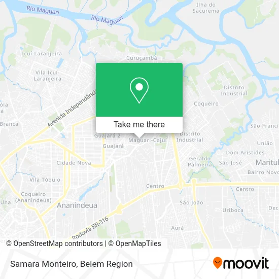 Samara Monteiro map