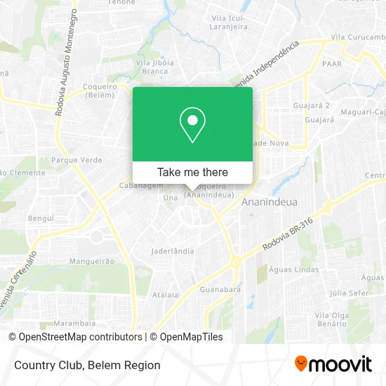 Country Club map