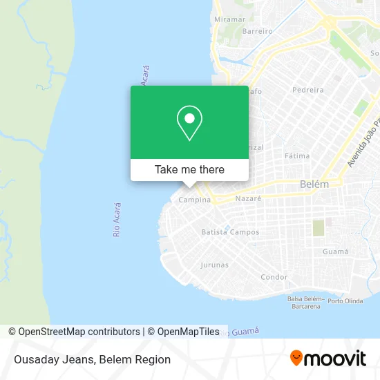 Ousaday Jeans map