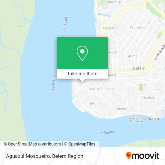 Aguazul Mosqueiro map