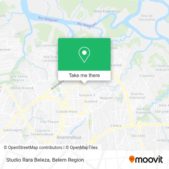 Studio Rara Beleza map