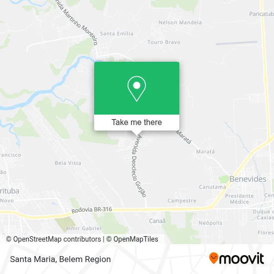 Santa Maria map