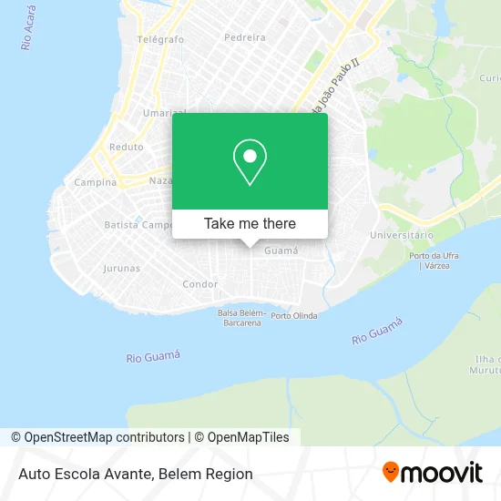 Auto Escola Avante map