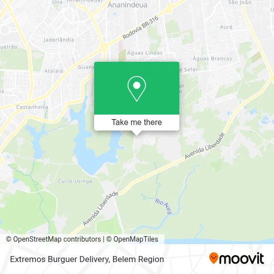 Extremos Burguer Delivery map