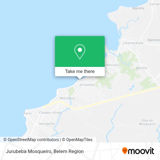 Jurubeba Mosqueiro map