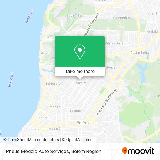 Pneus Modelo Auto Serviços map