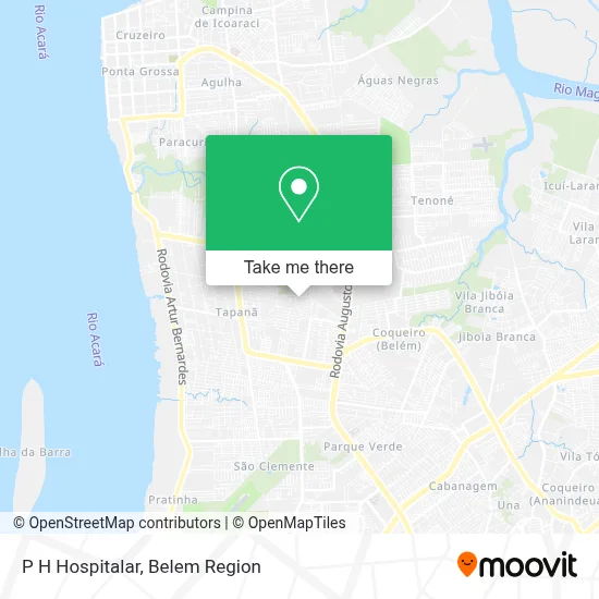 P H Hospitalar map