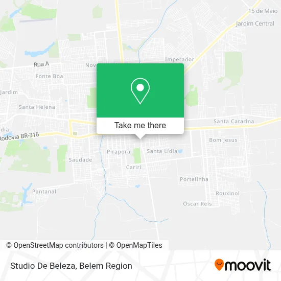 Studio De Beleza map