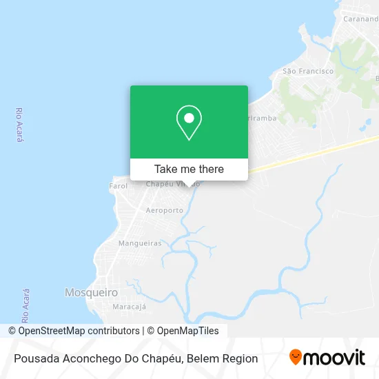 Pousada Aconchego Do Chapéu map