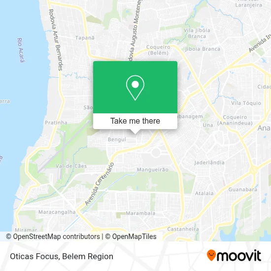 Oticas Focus map