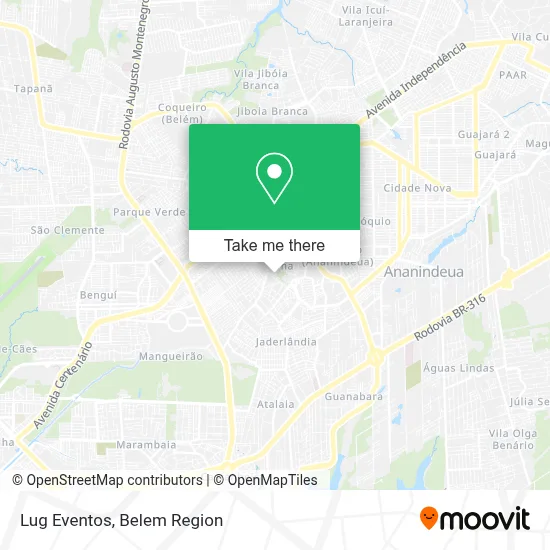 Lug Eventos map