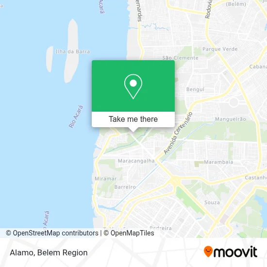 Alamo map