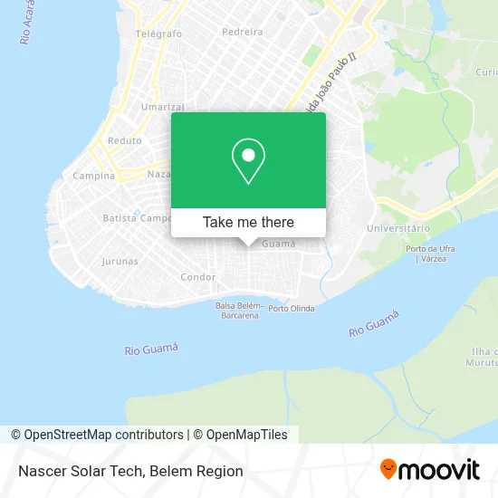 Nascer Solar Tech map