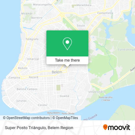 Super Posto Triângulo map