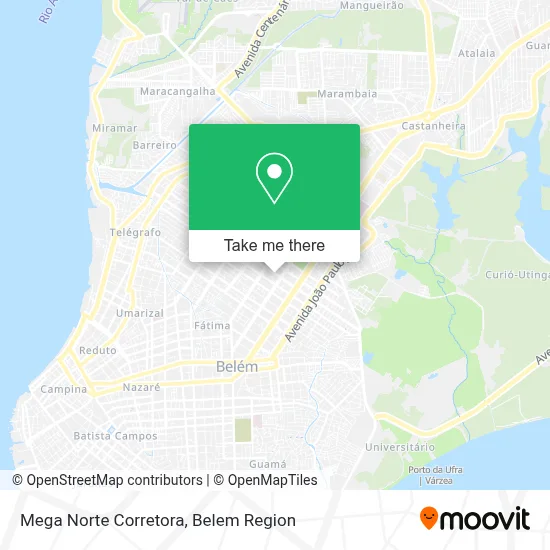 Mega Norte Corretora map