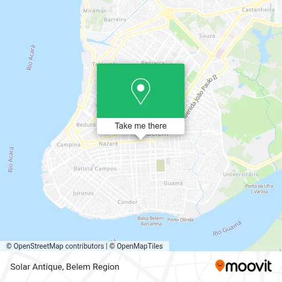 Solar Antique map