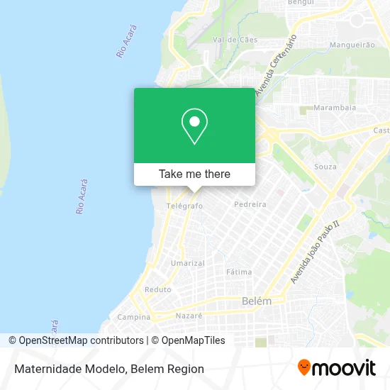Maternidade Modelo map