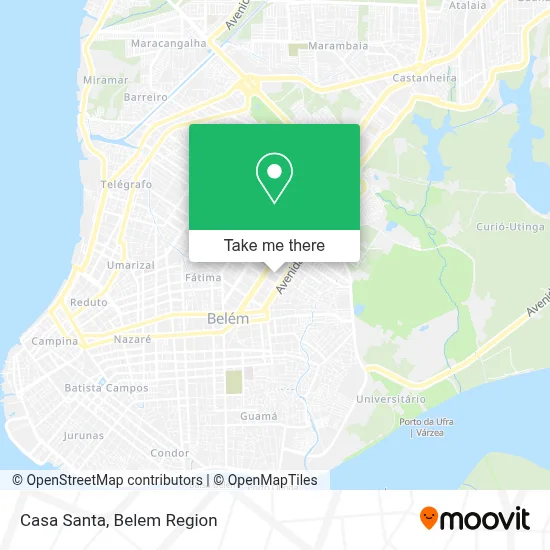 Casa Santa map
