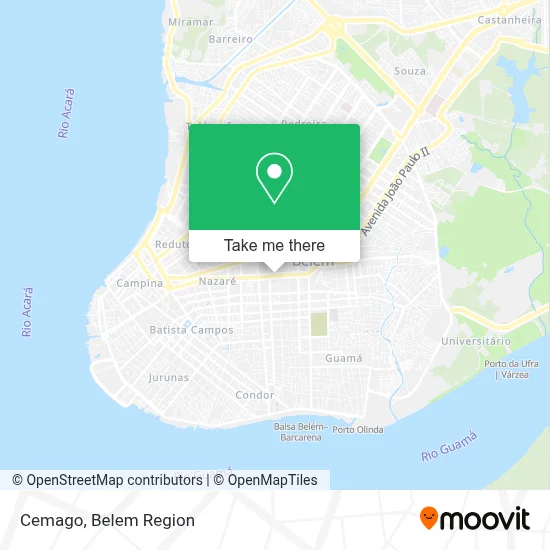 Cemago map