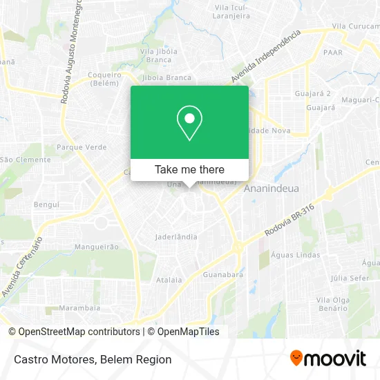 Castro Motores map
