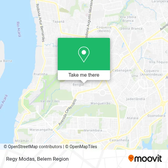 Regy Modas map