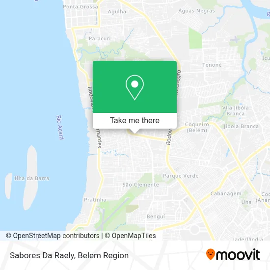 Sabores Da Raely map