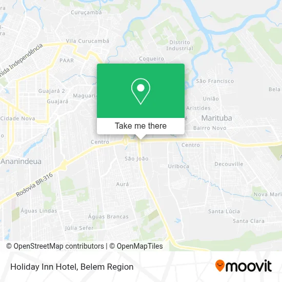 Hotel Holiday Inn map