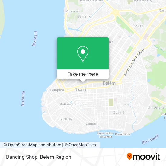 Dancing Shop map