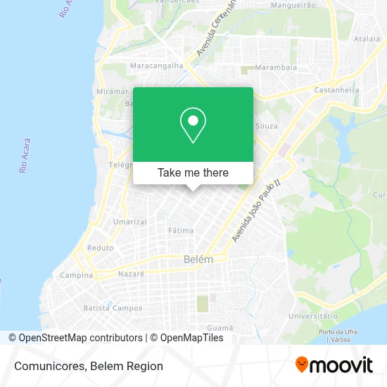 Comunicores map