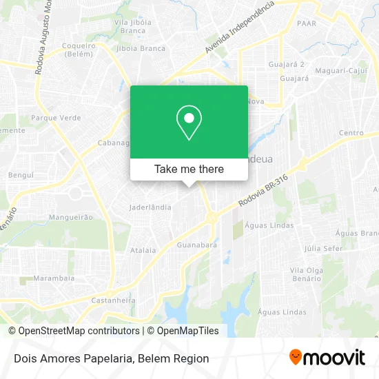 Dois Amores Papelaria map