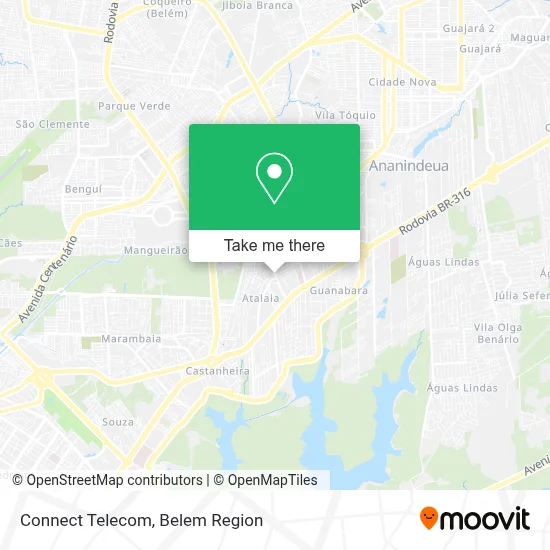 Connect Telecom map