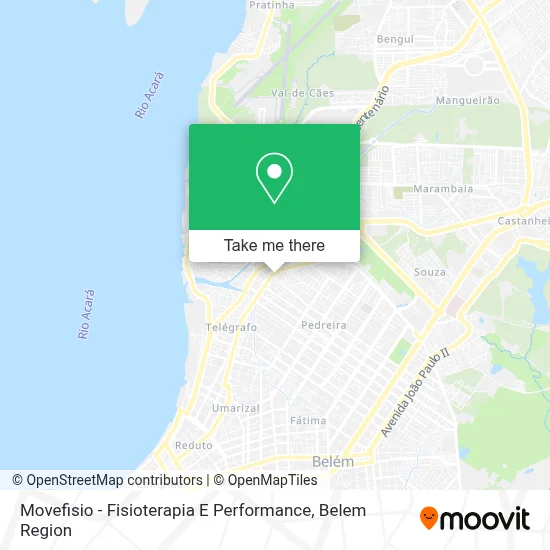 Movefisio - Fisioterapia E Performance map