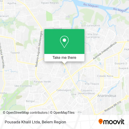 Pousada Khalil Ltda map