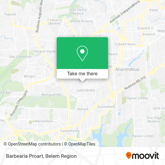 Barbearia Proart map