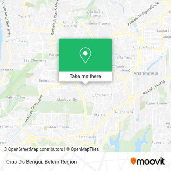 Cras Do Bengui map