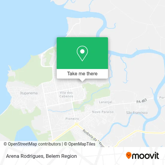 Arena Rodrigues map