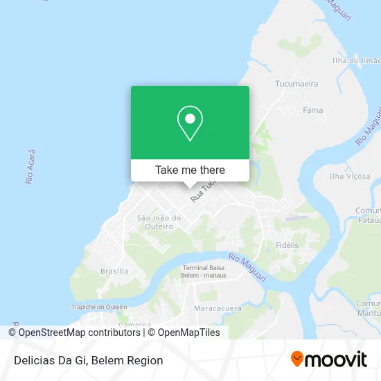 Delicias Da Gi map