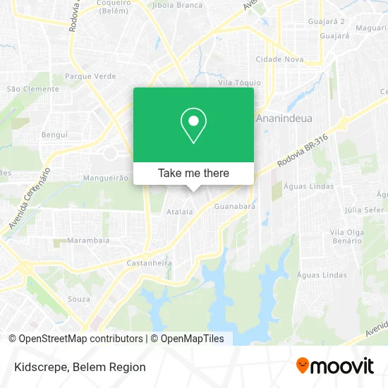 Kidscrepe map