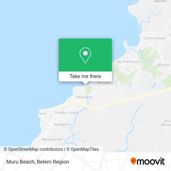Muru Beach map
