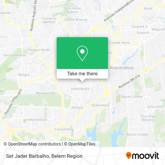 Set Jader Barbalho map