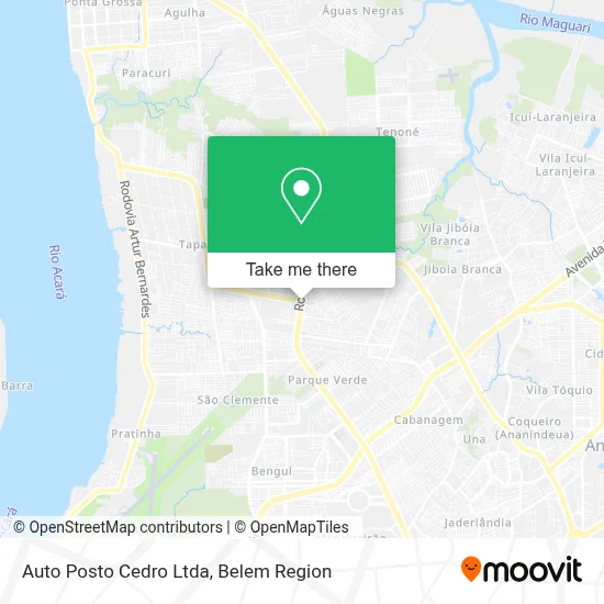 Auto Posto Cedro Ltda map