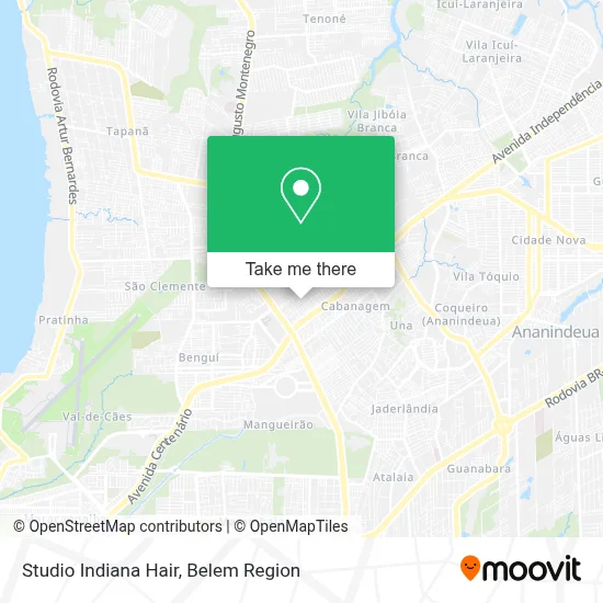 Studio Indiana Hair map