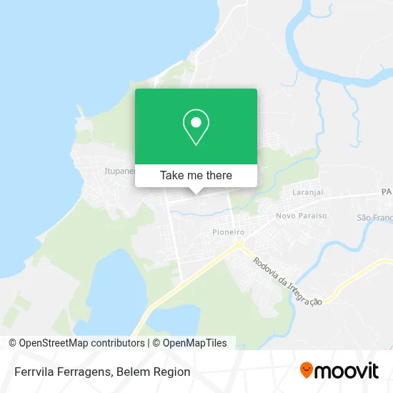Ferrvila Ferragens map
