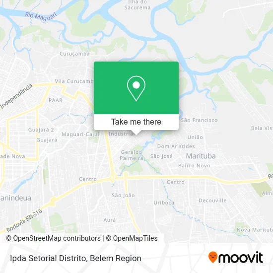 Ipda Setorial Distrito map